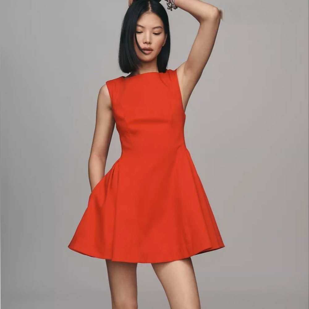 Maeve Anthopologie Back-Cutout A-Line Mini Dress ~ Size 14